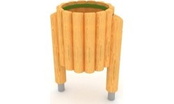 Wooden Trash Can Model GT-0052