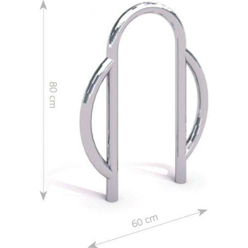 Stainless Steel Bicycle Rack Inter-Play 08