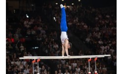 « LIVERPOOL » COMPETITION PARALLEL BARS WITH REINFORCED FRAME & NATURAL FIBRE HAND-RAILS - FIG Approved