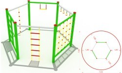 Metal Climbing Set Model CM-0202