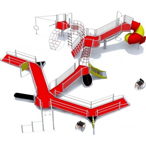 Multifunctional Climbing Set for Wheelchair Users Inter-Play Dragon