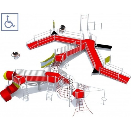 Multifunctional Climbing Set for Wheelchair Users Inter-Play Dragon