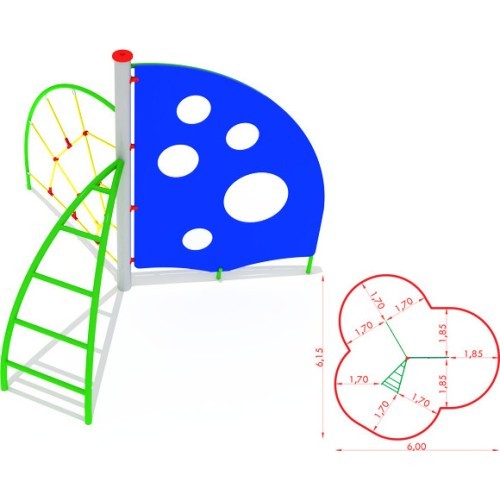Metal Climbing Set Model CM-0210