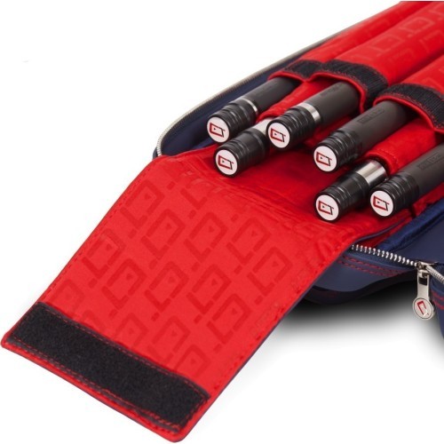 Мягкий чехол для бильярдного кия Cuetec Pro Line, тёмно-синий, 4x8, 85 см