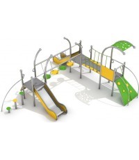 Playground Climbing Frame Inter-Play Dometo 3-1