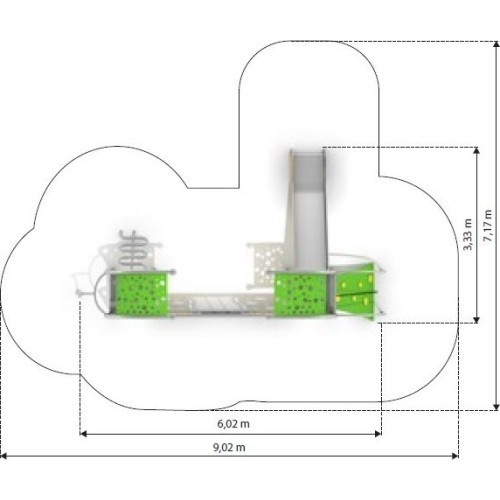 Детский игровой комплекс Inter-Play Domo 2-1