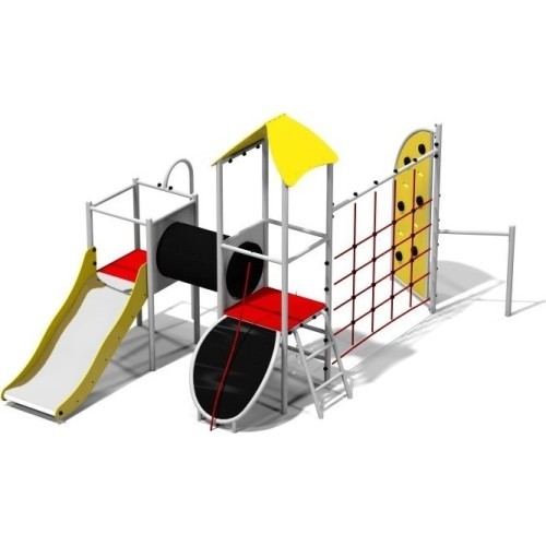Multifunctional Playground Climbing Set Inter-Play Camellia