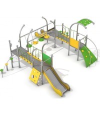 Playground Climbing Frame Inter-Play Dometo 4-1