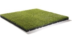 Artificial grass rubber mat – square