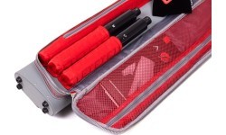 Жёсткий кейс для бильярдного кия Cuetec Pro Line, Speed Gray, 2x4, 85 см