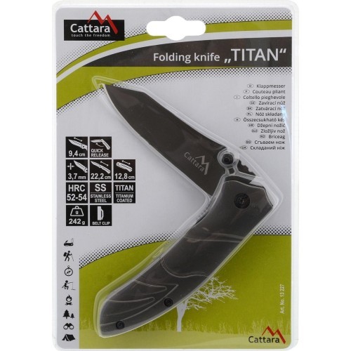 Locking Folding Knife Cattara Titan 22cm