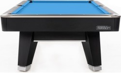 Biljarda galds Pool Mr-Sung ACURRA by Rasson, 9 ft, matēts melns (Strong Black), Simonis 760 gelbgrün