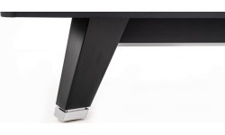 Biljarda galds Pool Mr-Sung ACURRA by Rasson, 9 ft, matēts melns (Strong Black), Simonis 760 gelbgrün