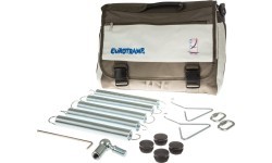 ULTIMATE COMPETITION TRAMPOLINE ONLY - 6 x 4 mm BED - PADDING 50 mm - LIFTING ROLLER STANDS