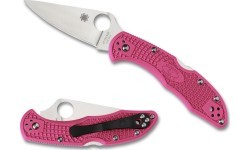 Folding Knife Spyderco C11FPPNS30V Delica Pink Heels