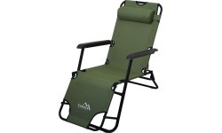 Kempinga sauļošanās krēsls Cattara Comfort, zaļš
