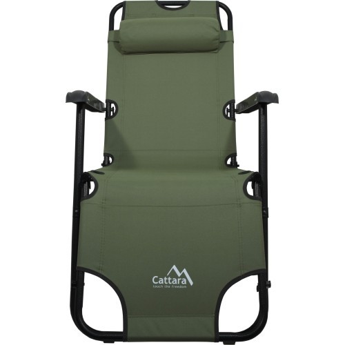Camping Lounger Cattara Comfort - Green