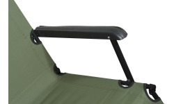 Кемпинговый шезлонг Cattara Comfort, зелёный