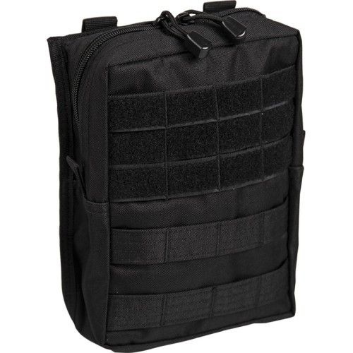 Чёрная поясная сумка MOLLE, большая