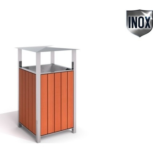 Stainless Steel Trash Bin Inter-Play 01