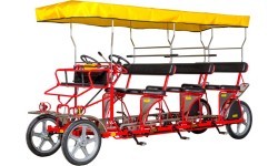 Velomobilis Ciclofan Grande Delfino - 6 sēdvietas