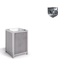 Stainless Steel Trash Bin Inter-Play 04