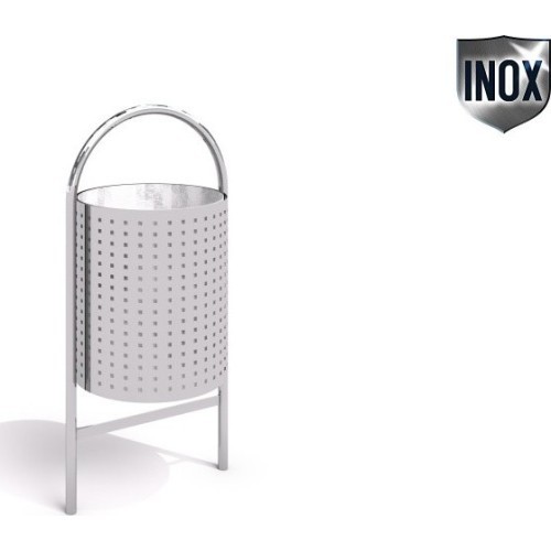 Stainless Steel Trash Bin Inter-Play 07