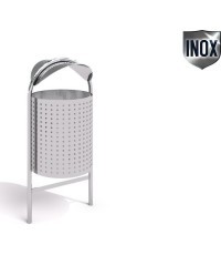 Stainless Steel Trash Bin Inter-Play 06
