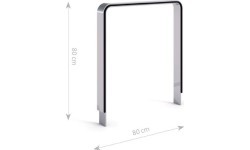Stainless Steel Bicycle Rack Inter-Play 24