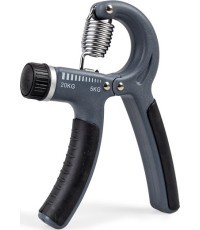 Rokas trenažieris Yate, platīna, regulējams, 5-20 kg, pelēks