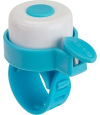 Velosipēda zvans ar gumijas siksnu Bonin, balts-zils