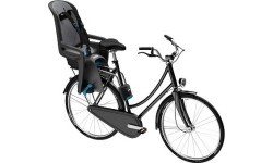 Aizmugurējais velosipēda bērnu sēdeklītis Thule RideAlong, gaiši pelēks