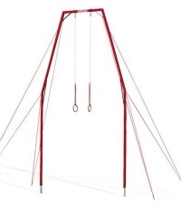 Гимнастический турник для подтягиваний с кольцами GYMNOVA