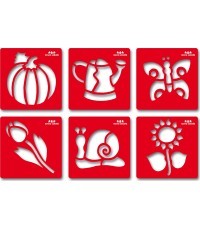 Trafaretai- Daržas 6 vnt.