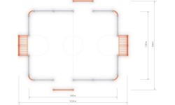 Soccer Ring Inter-Play 4 (9x7m)