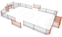 Futbola vārti Arena Inter-Play 1a (11x7 m)