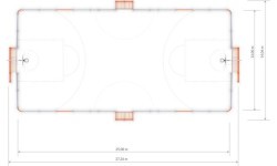 Laukums Arena Inter-Play 4 (25x12 m)