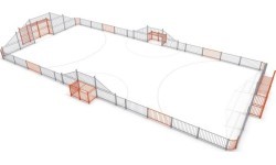 Futbola arēna Inter-Play 4a (25x12 m)
