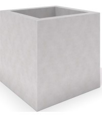 White Concrete Planter Inter-Play 05