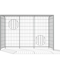 Gate 3x2m with Holes Inter-Play