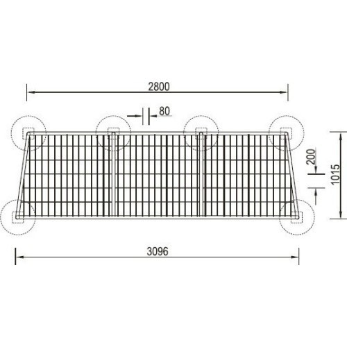 Gate 3x2m with Holes Inter-Play