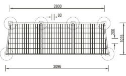 Gate 3x2m with Holes Inter-Play