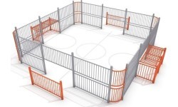 Футбольные ворота Inter-Play 1 (7x7 м)