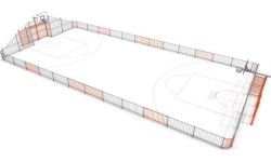Футбольные ворота Arena Inter-Play 2 (25x12 м)