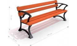 Cast-iron Bench Inter-Play 01