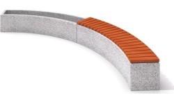 Concrete Planter Set with Bench Inter-Play 04