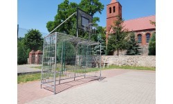 Futbola vārti ar grozu 3x2 m Inter-Play