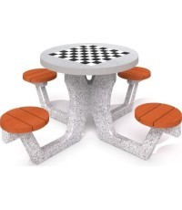 Concrete Table for Chess - Checkers Inter-Play 03
