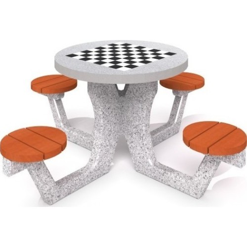 Concrete Table for Chess - Checkers Inter-Play 03