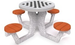 Concrete Table for Chess - Checkers Inter-Play 03